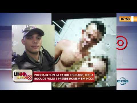 PoliÌcia recupera carro roubado, fecha boca de fumo e prende homem em Picos (15 05 20)