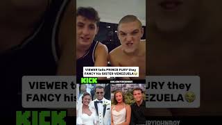 Prince Fury wasnt happy after viewer said this😂#noahprice #venezuela #fury