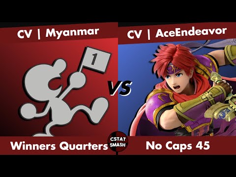 NO CAPS #45 Winners Quarters - Myanmar (Mr. Game & Watch) vs AceEndeavor (Roy) SSBU Tournament