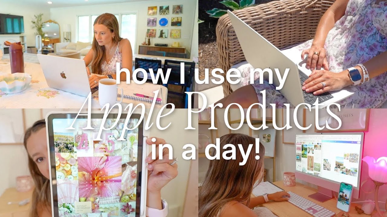 realistic apple ecosystem routine | work, life & content creation!