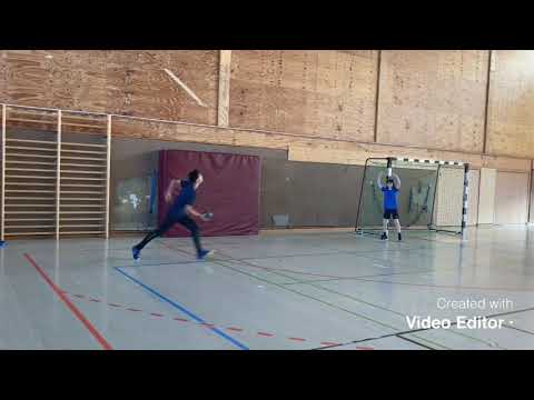 2020-09 Handball: Wurf von Linksaußen + Rückraumlinks