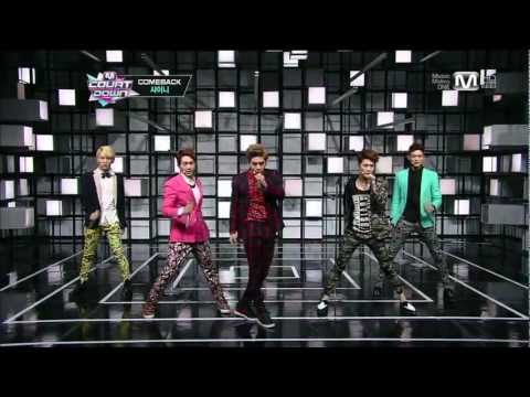 [SHINee] 130221 m count-Comeback(Beautiful+Dream Girl)