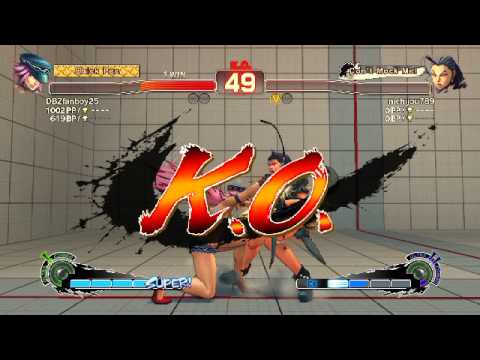 USF4: Poison(DBZ) vs Rose(Nichi)