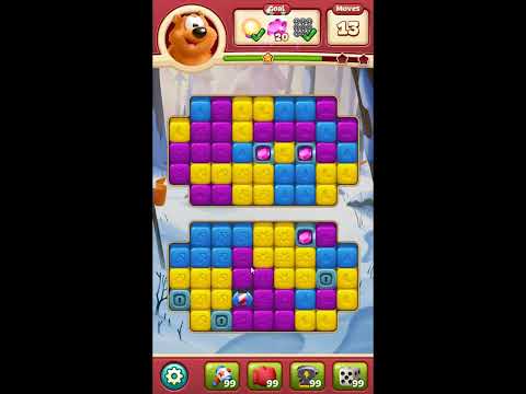 Toon Blast Level 7745 - NO BOOSTERS 🐻🐺🐱 | SKILLGAMING ✔️