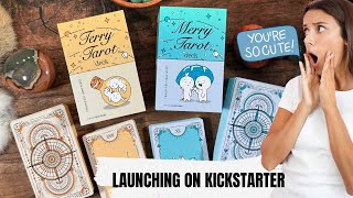 Launching on Kickstarter Today - The Terry & Merry Tarot decks!