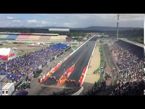 Top Fuel Dragster run on Nitrolympx 2016  Hockenheim    4.15 sec