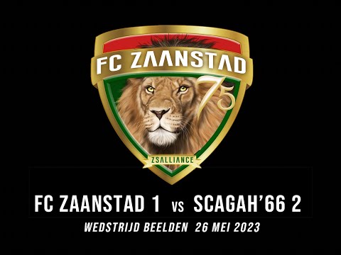 FC ZAANSTAD 1  VS  SCAGHA '66 2  26MEI2023