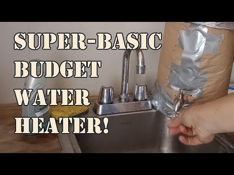 Cheap, Easy, and Quick DIY Water Heater for Your Off-Grid Cabin or Tiny Home