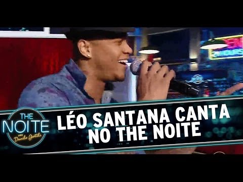Léo Santana canta no The Noite