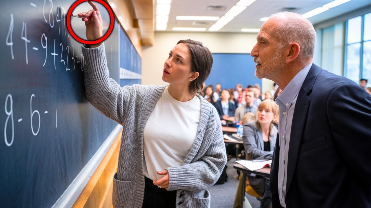 Elite Teacher Forces A Simple Woman to solve a Math Problem, Unaware She's a Mathematical Genius!