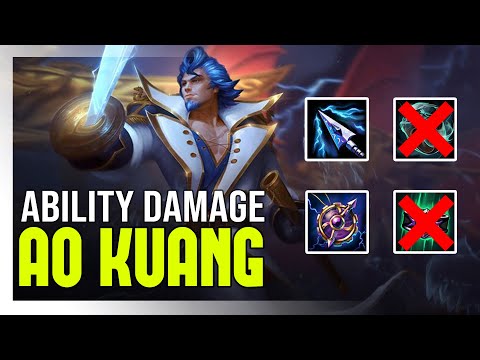 AO KUANG SOLO LANE SEASON 7 - ABILITY DAMAGE BUILD IS GOOD?!