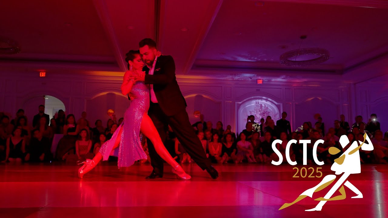 Video thumbnail for Clarisa Aragon & Jonathan Saavedra performing to "Vuelvo Al Sur" at the 2025 SCTC