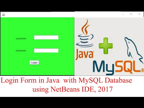 How to Create a Login Form in Java using MySQL Database and NetBeans IDE?[With Source Code]