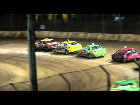 Modified Production - A-Main - Aussie Open - Maryborough Speedway - 29.12.12