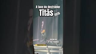 A face do destruidor - Titãs 2026, Turnê 40 anos CABEÇA DINOSSAURO