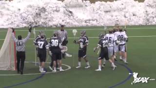 Westy Hopkins with the Diving Wrap Around Goal | Lax.com Quick Clips