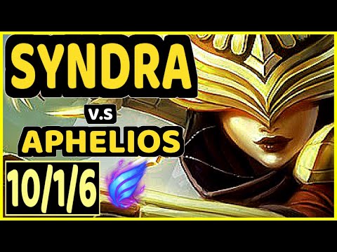 INNAXE (SYNDRA) vs APHELIOS - 10/1/6 KDA BOTTOM ADC CHALLENGER GAMEPLAY - EUW