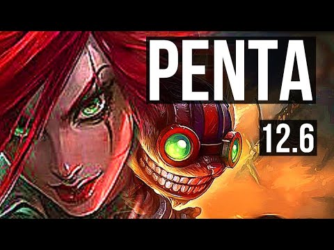 KATA vs ZIGGS (MID) | Penta, Legendary, 1.3M mastery | NA Diamond | 12.6