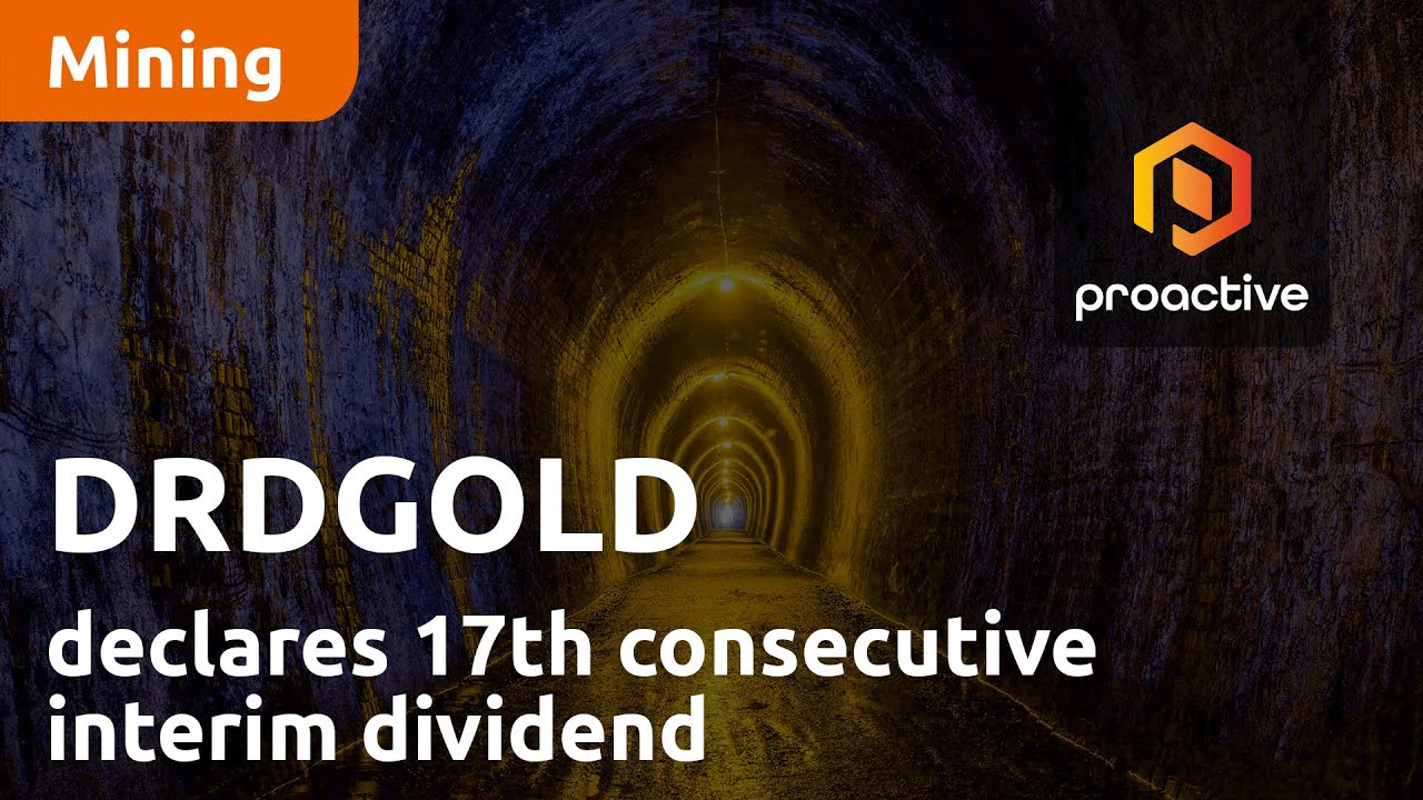 DRDGOLD declares 17th consecutive interim dividend as higher gold price boosts first-half revenue