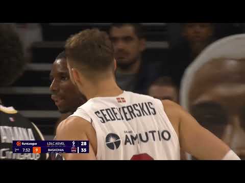 Highlights | LDLC ASVEL Villeurbanne VS Baskonia | EuroLeague - Round 2