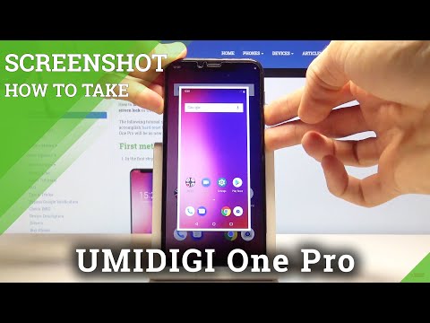 UMIDIGI One Pro SCREENSHOT | How to Capture Screen