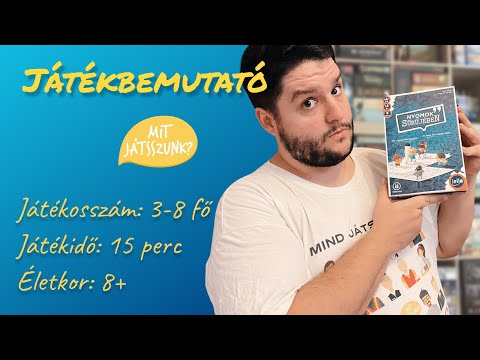 Nyomok Sűrűjében Játékbemutató - Mit Játsszunk?