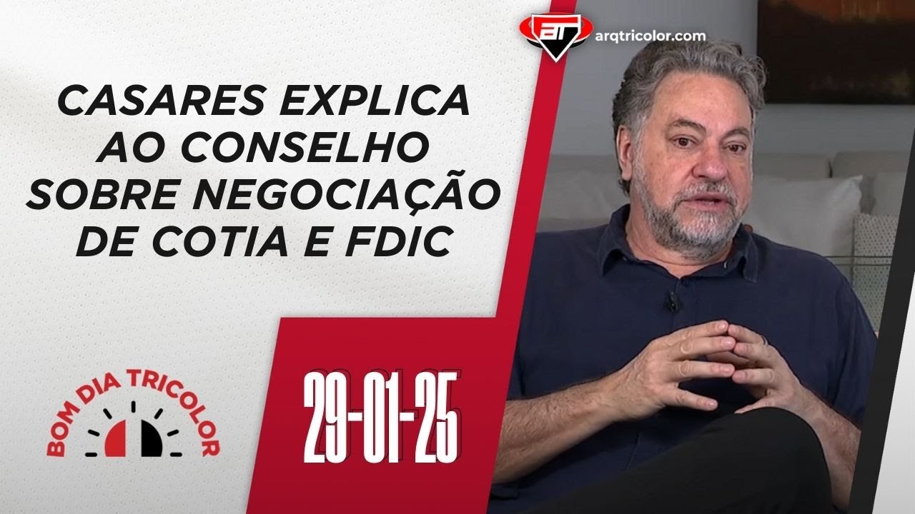 Casares DETALHA ao Conselho Deliberativo sobre Marinakis e FIDC | Bom Dia Tricolor