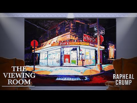 MY CITYSCAPE ART CONVENIENCE STORE BODEGA OIL PAINTING | THE VIEWING ROOM | RAPHEAL CRUMP