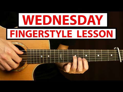 Bloody Mary - Wednesday OST | Fingerstyle Guitar Lesson (Tutrorial) How to Play Fingerstyle