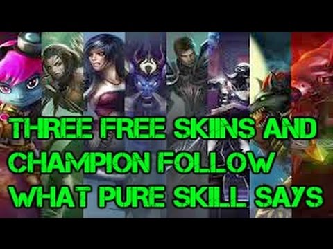 Three Free Skin With Three Champion - League of Legend