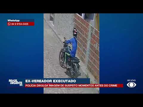 Polícia divulga imagem de suspeito de ex3cut4r ex-vereador de Pedro Velho antes do cr1me3