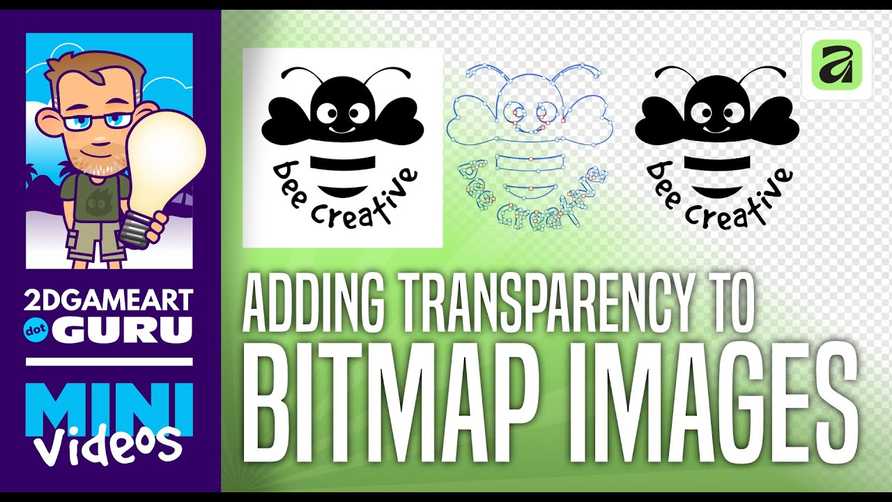 Affinity Designer Mini Tutorial - Adding Transparency to Bitmap Images