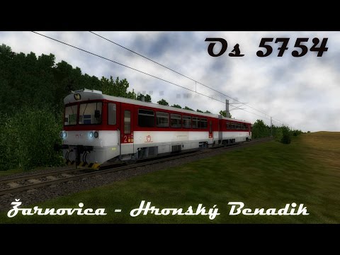 OR - ŽSR 150 | Os 5754 3.Diel, Žarnovica - Hronský Beňadik [ZSSK 813.027-4]