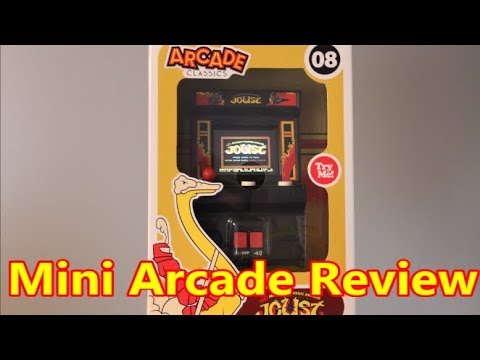 Joust Mini Arcade Game Review Basic Fun Arcade Classics #08 - The No Swear Gamer