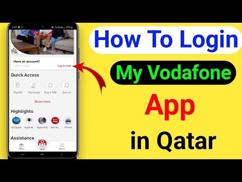 How To Login My Vodafone App in Qatar