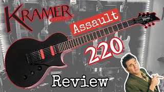 Video thumbnail for Kramer guitars Assault 220 review / my first time playing a Kramer by SIX1NINE GUITARS AND GEAR