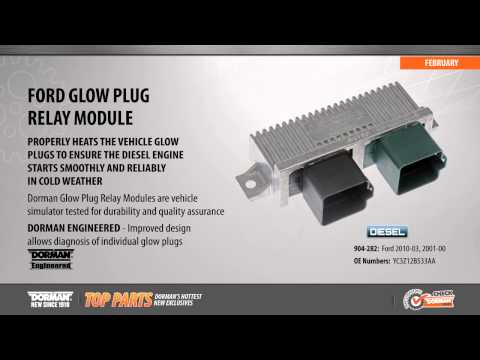 Highlighted part: diesel glow plug controller for select Ford F-Series & E-Series models
