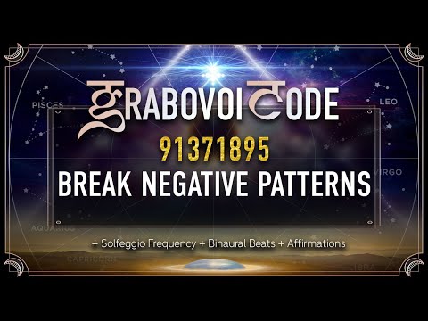 Grabovoi Numbers for BREAKING NEGATIVE PATTERNS | Grabovoi Sleep Meditation with GRABOVOI Codes