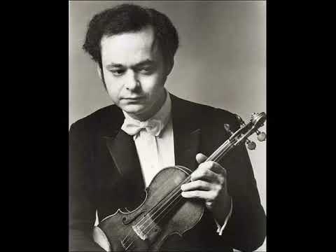 Michael Rabin plays Bach Sonata in C Major, BWV 1005 - Live, 1952