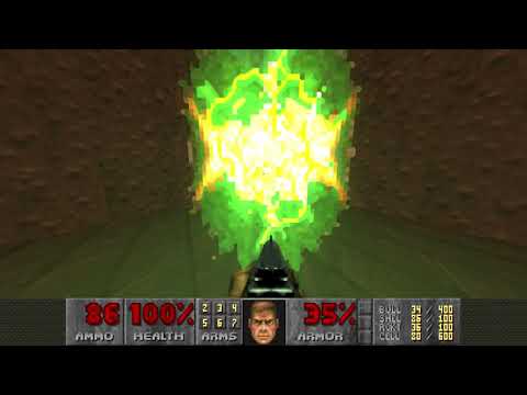 Doom II (1994) - MAP21: Nirvana [4K 60FPS]