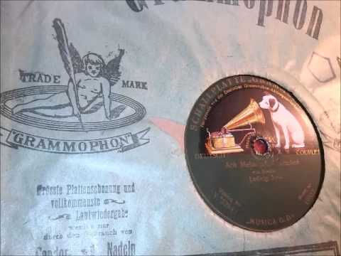 Ludwig Arno, Tenor: Ach Melusine - Walzerlied, Aufnahme ca. 1918
