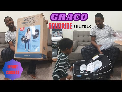 GRACO SNUGRIDE 35 LITE LX Kindersitz | AUSPACKEN