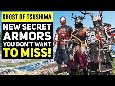 Ghost of Tsushima - New GOD OF WAR Armor & How To Unlock All the NEW Iki Island SECRET SKINS!