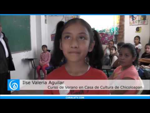 Curso de verano en la casa de cultura de Chicoloapan 