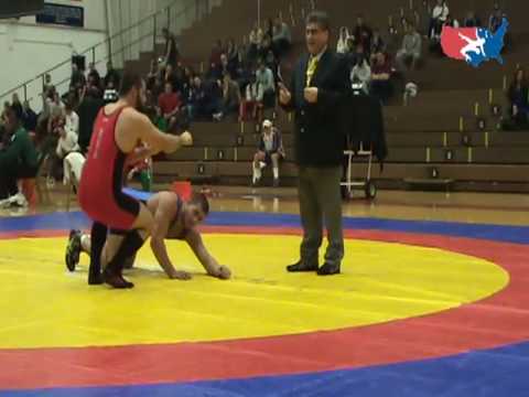96kg: Robbie Smith (USA) vs. Hyusein (Bulgaria)