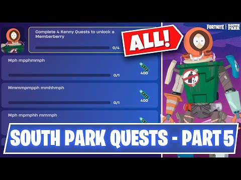All *SECRET* Kenny Quests in Fortnite | South Park Quests - Part 5