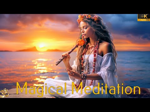 Experience Positive Energy & Healing Power: Soft Tibetan Flute Music - 4K