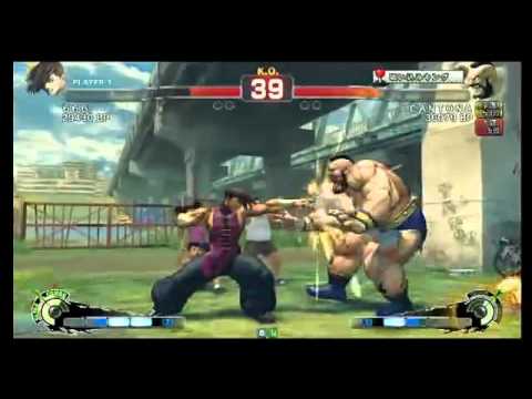 SSF4 AE: 666 (Yang) vs CANTONA (Zangief)
