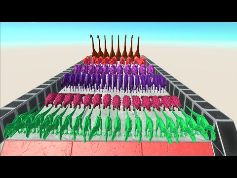 Colors Race To Get A Gold Pig #32 - Animal Revolt Battle Simulator