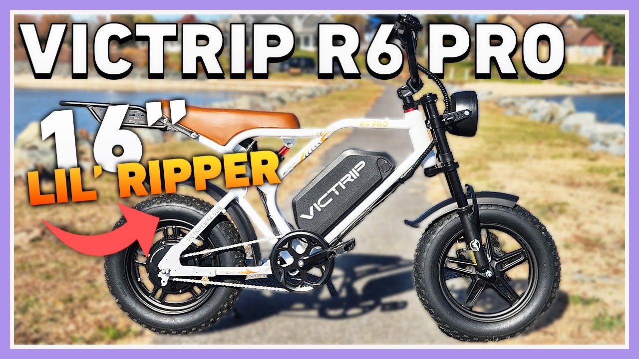 VICTRIP…R6 PRO…A 16” Fat Tire Bike that is a Lil’ Ripper! Get out and Live Electric Bike Life!